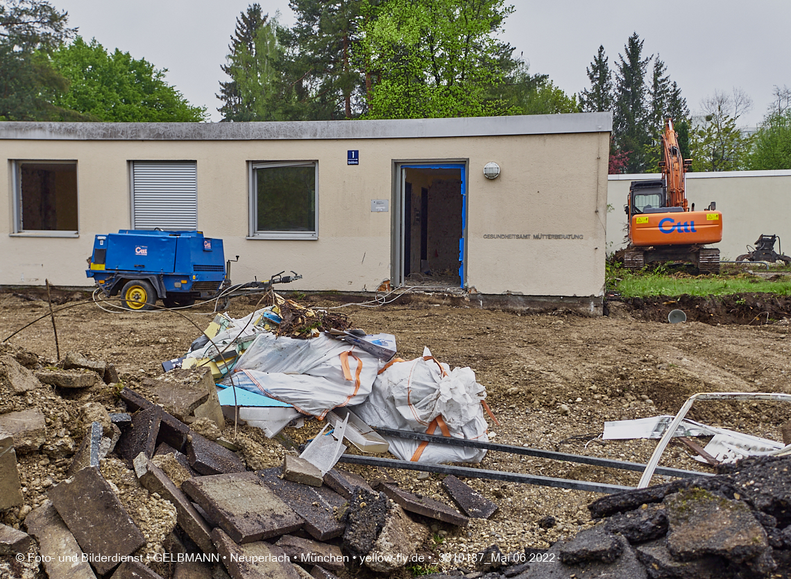 05.05.2022 - Baustelle am Haus für Kinder in Neuperlach